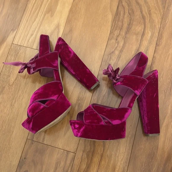 Platform Heels Topshop Pink Shoes Topshop Shoes Topshop Fuschia